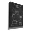 Coffee Roaster Blueprint Patent Chalkboard,  Canvas Wall Art Online Sale