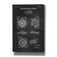 Dart Board Blueprint Patent Chalkboard,  Canvas Wall Art Discount