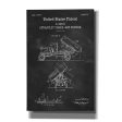 Dump Truck Blueprint Patent Chalkboard,  Canvas Wall Art Online Hot Sale