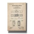 Carpenter s Level Blueprint Patent Parchment,  Canvas Wall Art Hot on Sale