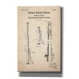 Night Stick Blueprint Patent Parchment,  Canvas Wall Art Cheap