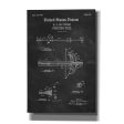 Fencing Foil Blueprint Patent Chalkboard,  Canvas Wall Art Cheap