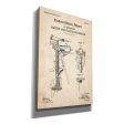 Marine Propulsion Blueprint Patent Parchment,  Canvas Wall Art For Cheap