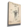 Windmill Blueprint Patent Parchment,  Canvas Wall Art Online now