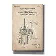 Noodle Maker Blueprint Patent Parchment,  Canvas Wall Art Fashion