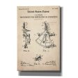 Navigation Blueprint Patent Parchment,  Canvas Wall Art on Sale