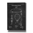 Lasso Blueprint Patent Chalkboard,  Canvas Wall Art on Sale