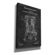 Combustion Engine Blueprint Patent Chalkboard,  Canvas Wall Art on Sale