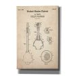 Toilet Plunger Blueprint Patent Parchment,  Canvas Wall Art For Cheap