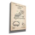 Hockey Shoe Blueprint Patent Parchment,  Canvas Wall Art Online Sale