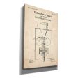 Kinetographic Camera Blueprint Patent Parchment,  Canvas Wall Art Online now