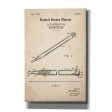 Drumsticks, 1964 Blueprint Patent Parchment,  Canvas Wall Art Supply