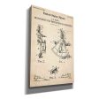 Navigation Blueprint Patent Parchment,  Canvas Wall Art on Sale