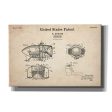 Siren Blueprint Patent Parchment,  Canvas Wall Art Sale