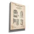 Pencil Sharpener Blueprint Patent Parchment,  Canvas Wall Art Hot on Sale