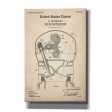 Valve Mechanism Blueprint Patent Parchment,  Canvas Wall Art Online