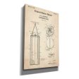 Punching Bag Blueprint Patent Parchment,  Canvas Wall Art For Cheap