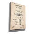 Carpenter s Level Blueprint Patent Parchment,  Canvas Wall Art Hot on Sale