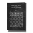 Chess Blueprint Patent Chalkboard,  Canvas Wall Art Supply