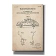 Motor Vehicle Body Construction Blueprint Patent Parchment,  Canvas Wall Art Online now