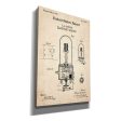 Electric Lights Blueprint Patent Parchment,  Canvas Wall Art Discount