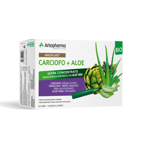 Arkofluidi Carciofo + Aloe 20 Unicadose Online Sale