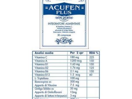 Acufen Plus 30 Compresse Sale