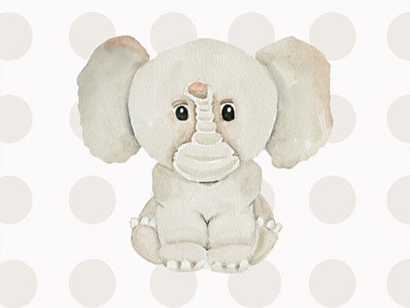 CIN3982 - Baby Elephant - 12x12 Supply