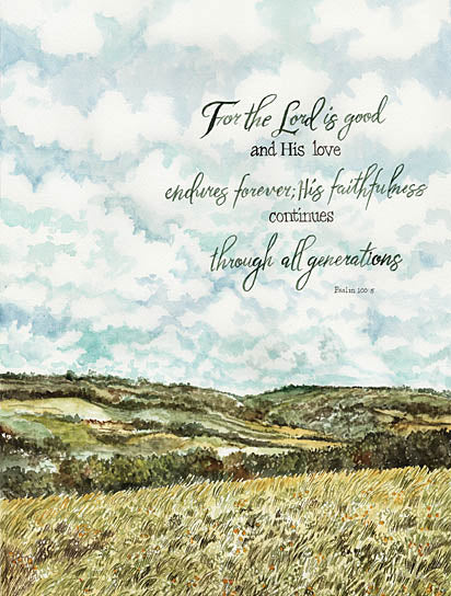 CIN4183 - For the Lord is Good - 12x16 Online Sale