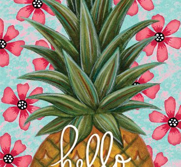 ALP2599 - Hello Summer Pineapple - 12x18 Fashion