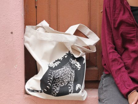 Black Baza Tote Bags Sale